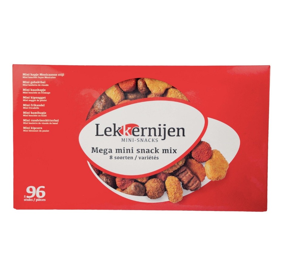Lekkernijen Mega Mini Snack Mix 96x20gr